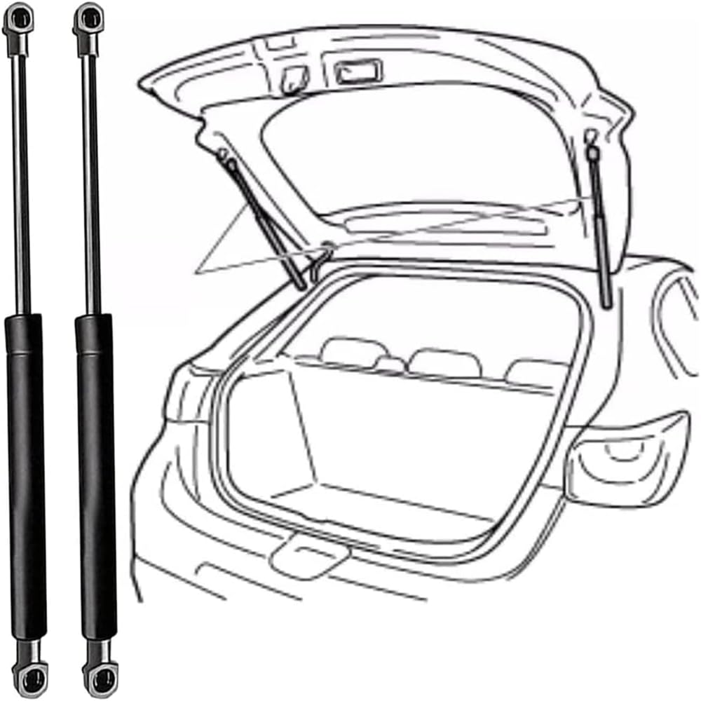 2 stuks achterklep gasveren voor auto's, voor Nissan Qashqai J11 2013