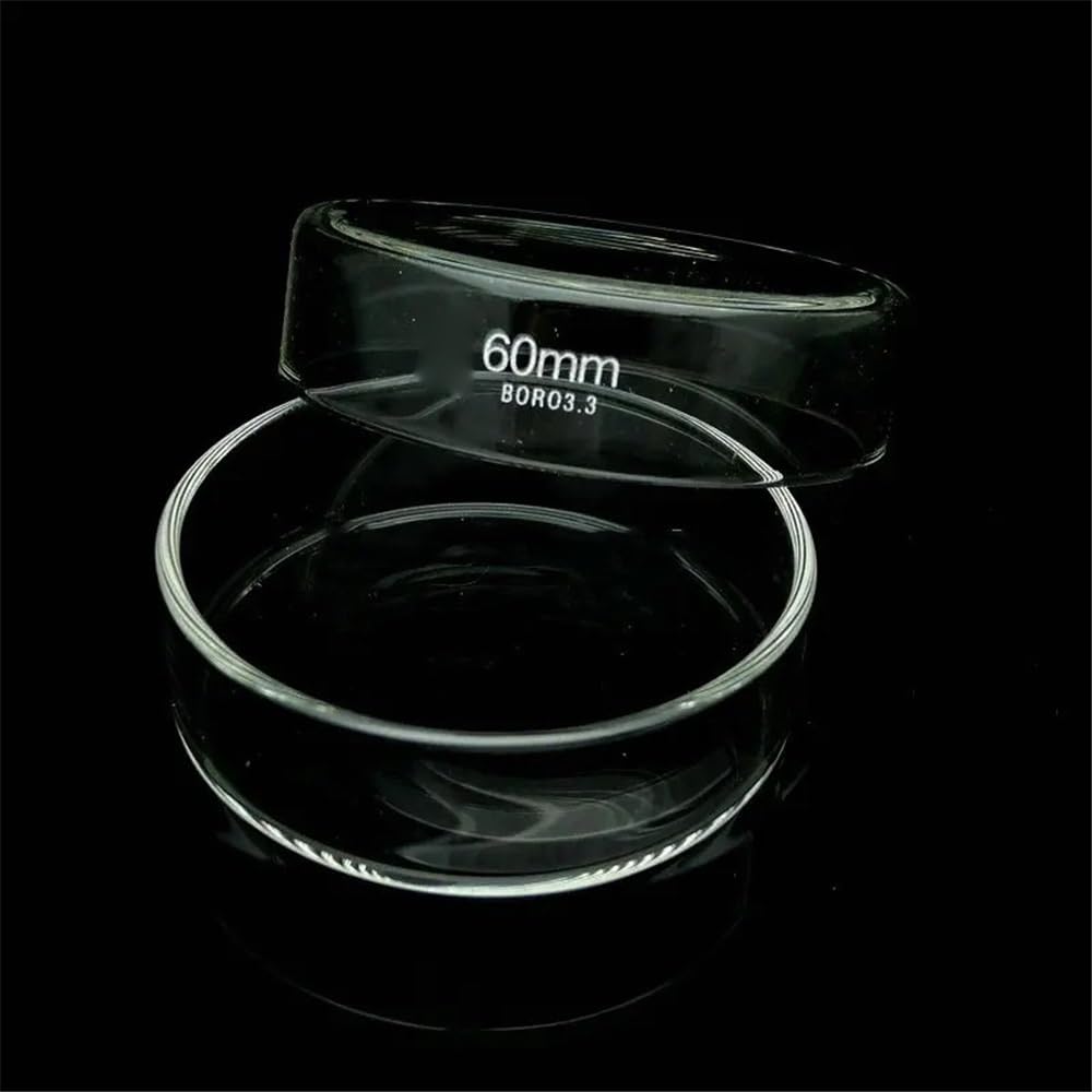 Attrezzature e forniture di laboratorio Vetreria da laboratorio for piastre di coltura in vetro borosilicato con diametro inferiore 60 mm a 200