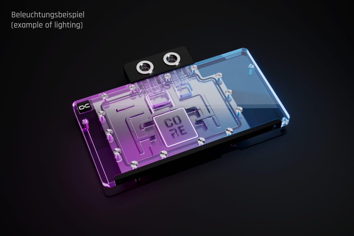 Alphacool Core Rx 9070 Xt Tuf+ Prime Transparent/chrom Inkl. Backplate (14779)