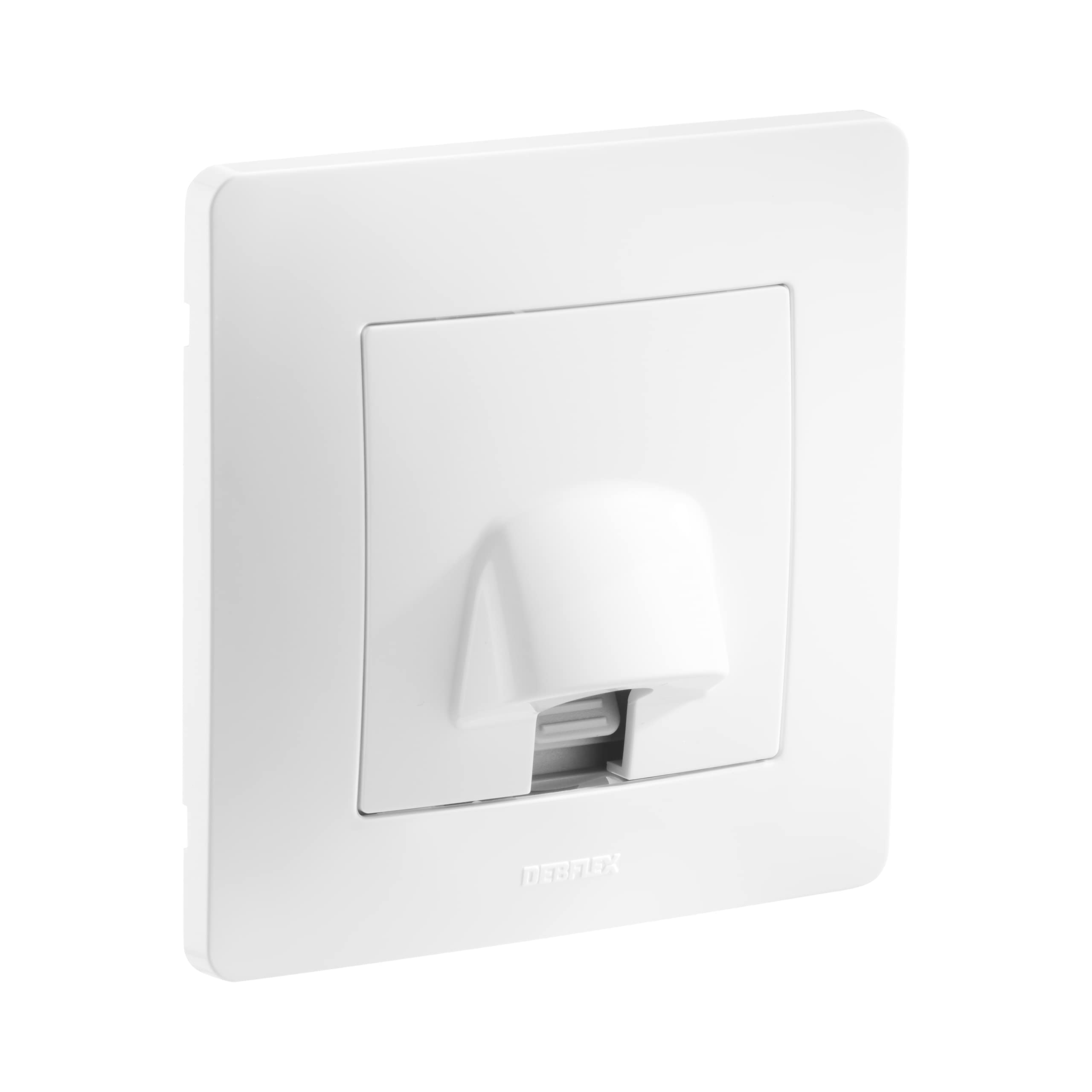 DEBFLEX749528 Cable Outlet - Caly Range - White