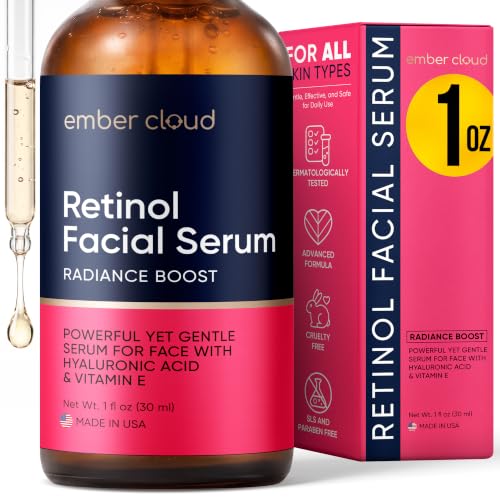 Image of Retinol Serum for Face with Hyaluronic Acid & Vitamin E 1 Oz