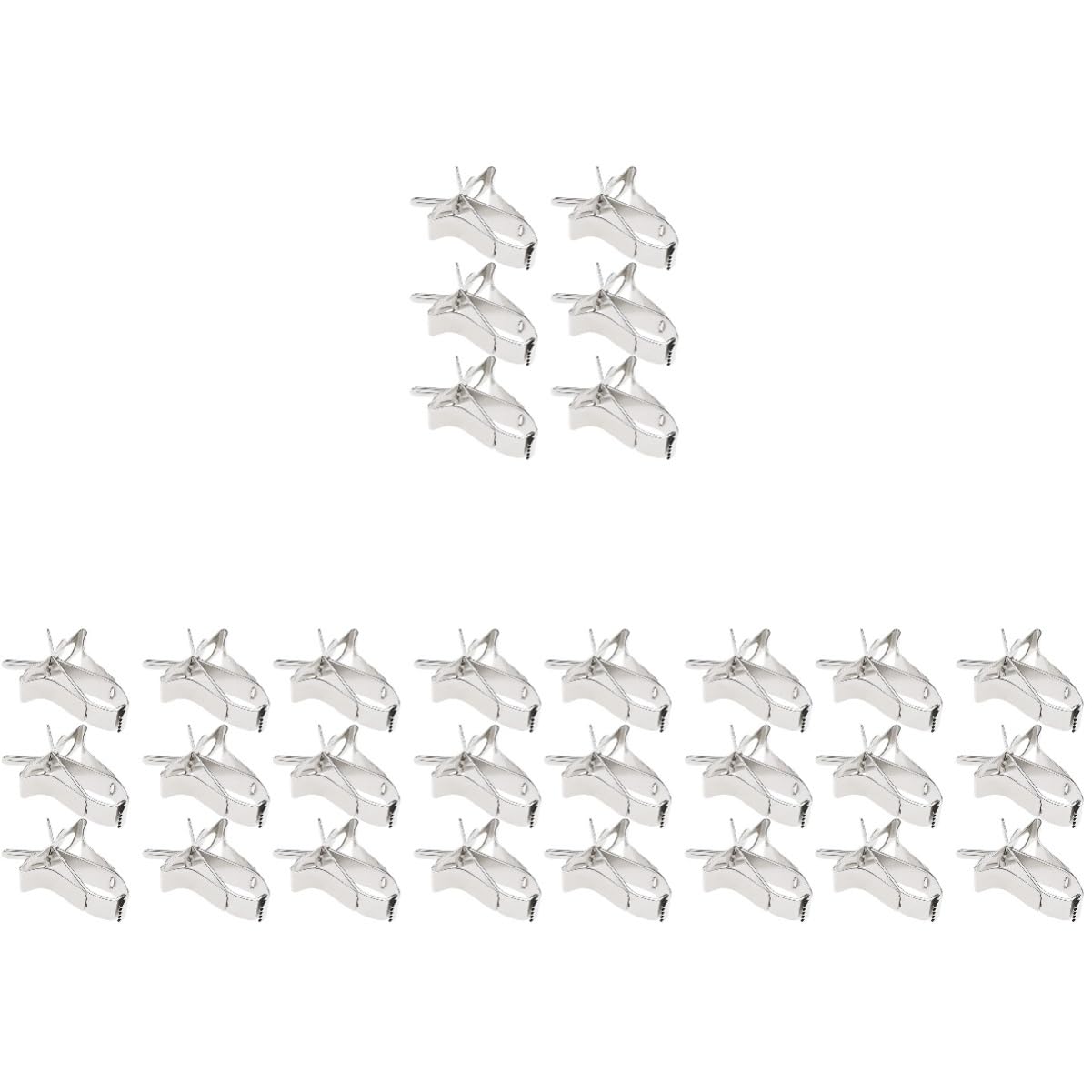 VANZACK 30piezas Clips De Fruta para Pájaros Accesorios De Alimentación para Jaulas Soporte De Acero Inoxidable para Comida De Aves y Pequeños Roedores