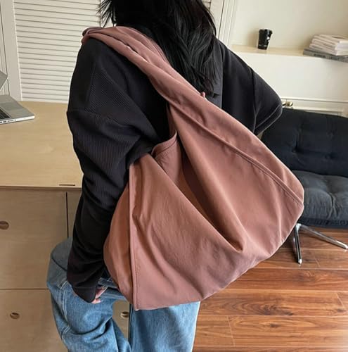 Canvas Tote Bag Casual Hobo Crossbody Shoulder Bag for Women Large Purse Underarm Bag Travel Work3