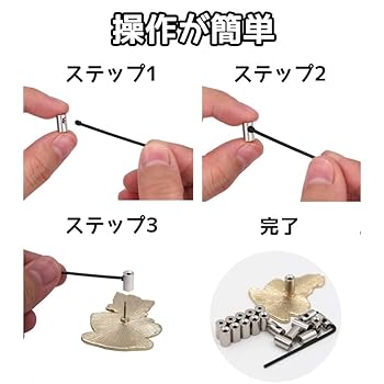 Amazon.co.jp: KALOLINNA ピンバッジのピンバッチ ネジ式