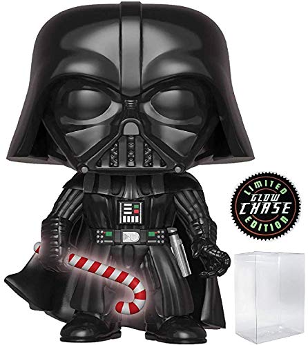 Funko Pop! Star Wars: Holiday - Darth Vader with Glow in The Dark Candy Cane (Limited Edition Chase) - //coolthings.us