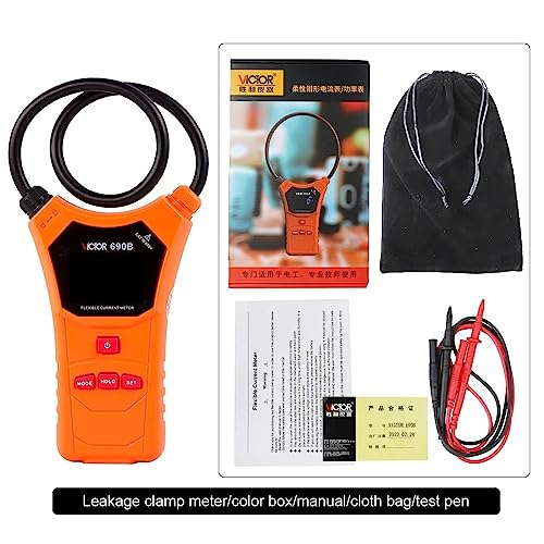 Image of 690 Digital Flexible Current Clamp Meter Multimeter True RMS Leakage Ammeter Pliers Voltage Tester Electric Instruments