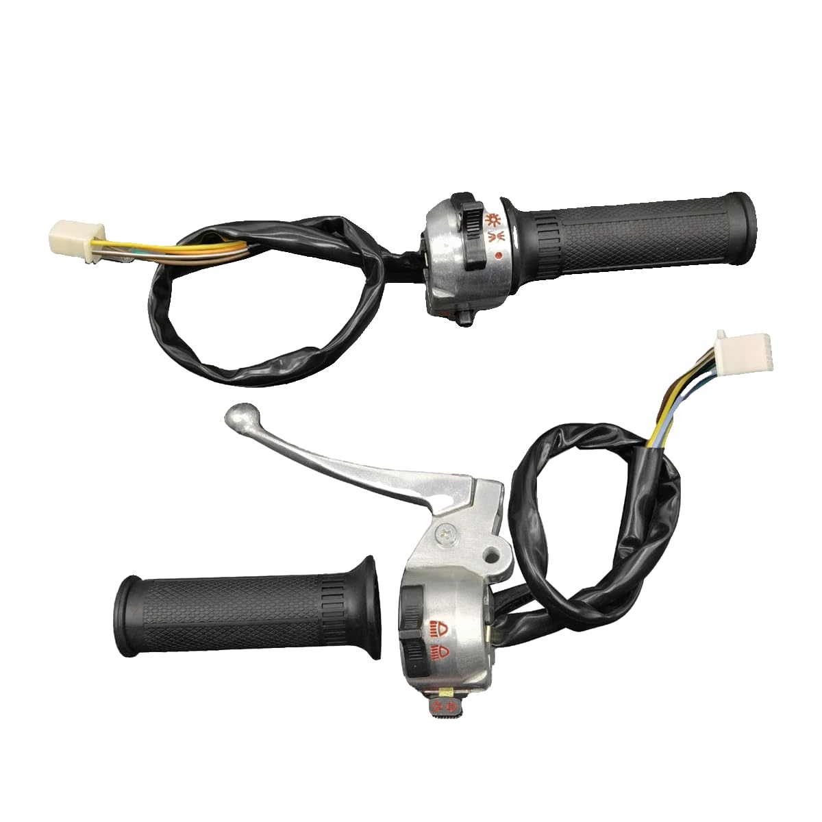 Motorrad Handlebar Switch Set mit 22mm Grips Kompatibel mit Z50 Z50A Z50J Z50R Trail Monkey Bike Teile(1 Set)