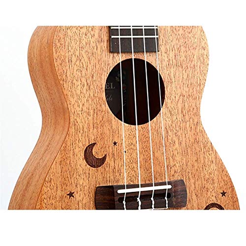 Ukuleles Electric with 3 Band EQ Pick Up with All Included Musical Instrument 23 inch Ukulele Small Guitar Instrument Sapele Panel Starry Style - Les Beatles, Paul McCartney, John Lennon, RIngo Starr, George Harrison Ukuleles Electric with 3 Band EQ Pick Up with All Included Musical Instrument 23 inch Ukulele Small Guitar Instrument Sapele Panel Starry Style – Image 6