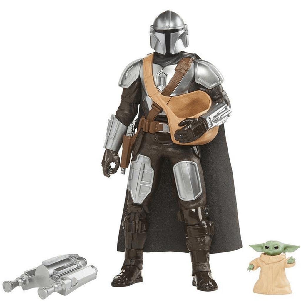 Star Wars, Boneco The Mandalorian e Grogu Interativos, Cinza