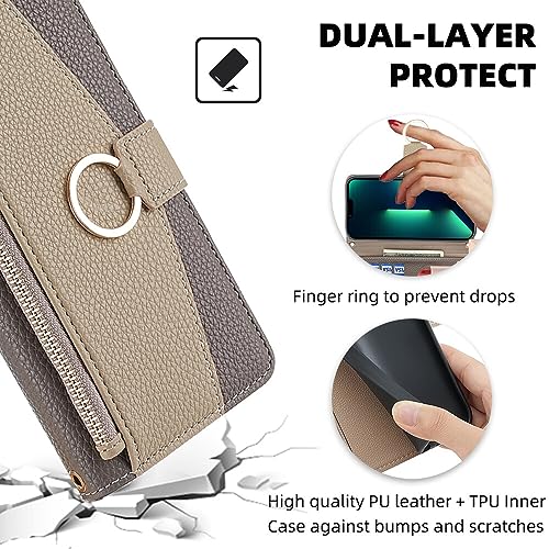 CasurvivePro Wallet Case Compatible for iPhone 14 Plus with Crossbody Strap - Image 4