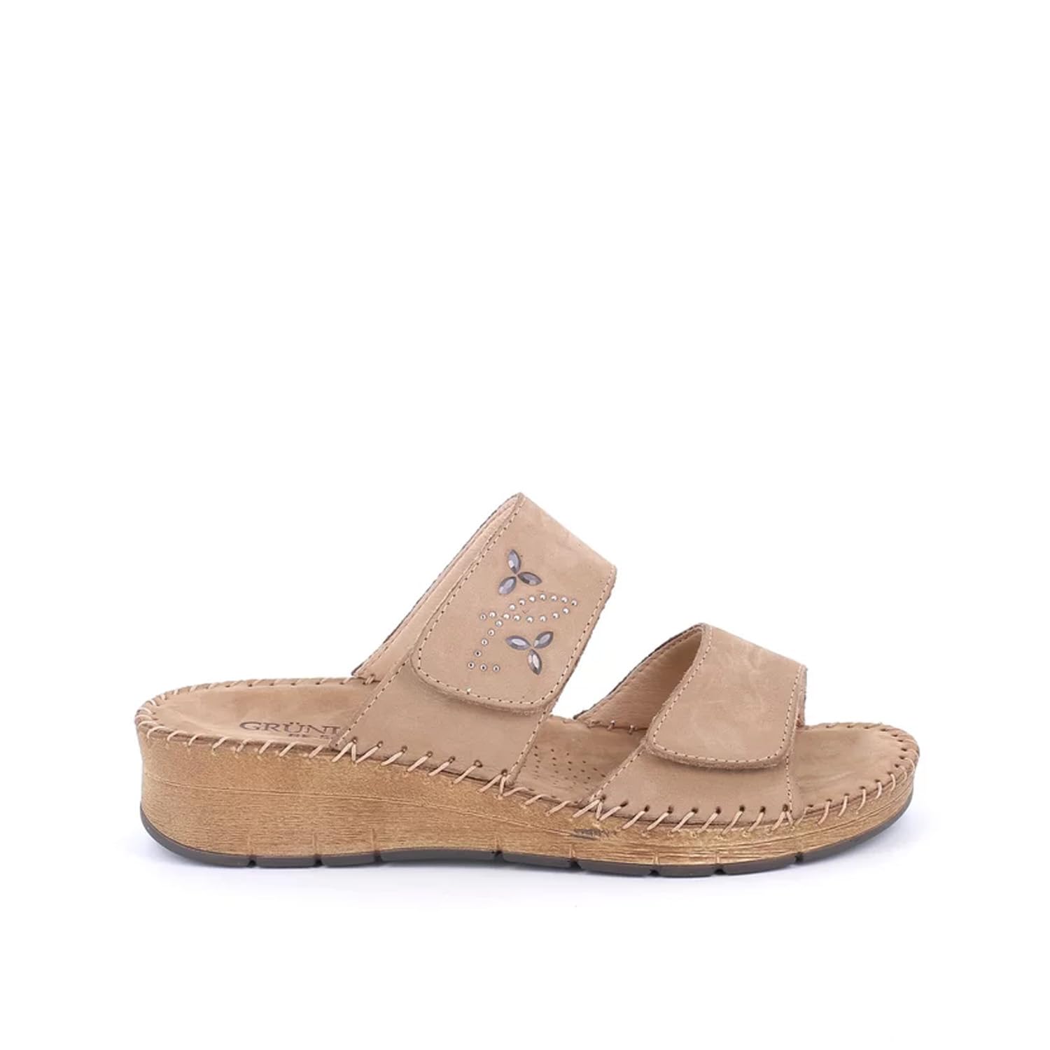 GRUNLAND, PALO CI3611, Ciabatta Sandalo, Pelle