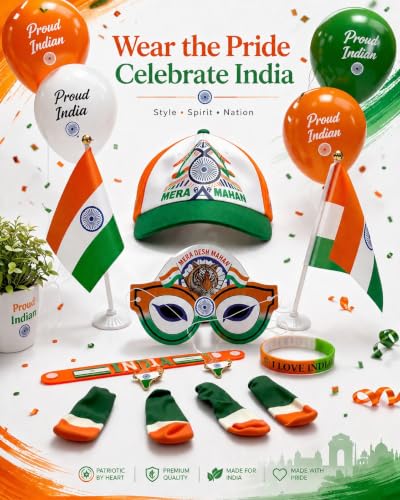 Image of TASHVIKA'S Independence Day & Republic Day Patriotic Combo Kit