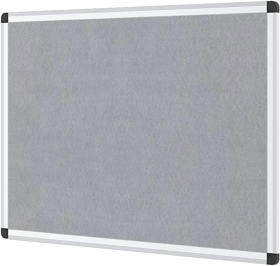 Viz-Pro Grey Felt Board Pin Noticeboard