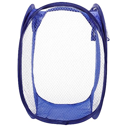 VALICLUD Cesta Plegable De Lavandería De Transpirable Para Ropa Sucia Para Dormitorios Universitarios y Apartamentos Pequeños Azul