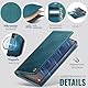 XYGLOW Hülle für Samsung Galaxy S25 Ultra 5G 2-IN-1 Abnehmbar Magnetische Handyhülle Premium PU Lederhülle Kabellos Laden Kartenfach Standfunktion RFID Klapphülle für Galaxy S25 Ultra Case - Blaugrün
