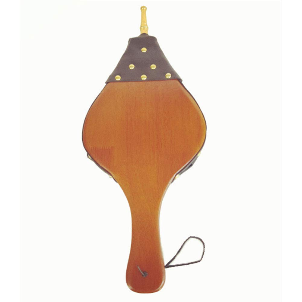 NANANA Soffietto per Camino, Soffiatore/Accendino, Barbecue e Campeggio, Soffietto con Cinturino in Pelle Appeso Magnificent per Camino Campeggio Barbecue con Cinturino, 48x20cm