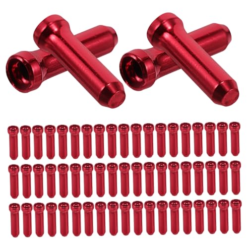 Yardwe Universal Bike Cable End Covers 100pcs Brake Cable Fixed Fastener Bike Core Cap Replacement for Bicycles