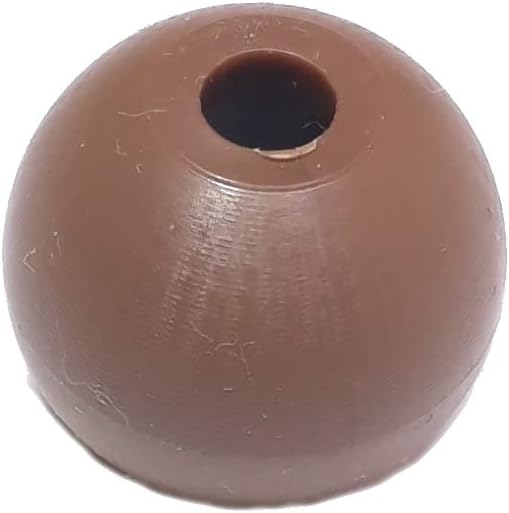 10 pcs Plastic Blind Cord Tassel/Pull Cord/Cord Knob/Drops Pull-Clear,White,Ivory, Brown, Caramel (White)