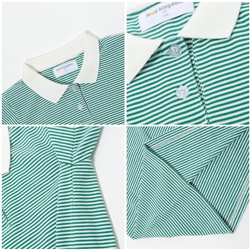 Image of Mud Kingdom Boys Polo Shirt Short Sleeve School Uniform Pique Polo Summer