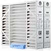 Lennox X6673 20x25x5 Air Filter MERV 11 HVAC AC Furnace Filters, Lennox Healthy Climate Filter for Home with Cleaning Cloth, 2-Pack (Actual Size: 19.75 x 24.75 x 4.38 Inches)