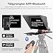 Desview P17 Teleprompter，17 inch Aluminum Alloy Liftable Teleprompter, High Display Glass, Compatible with iPad Tablet Phone DSLR Camera, No Assembly, Carry Case Included, Great for Video Making