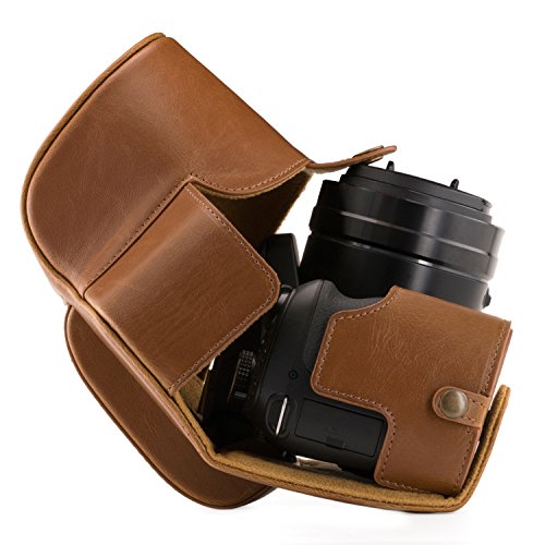 Funda de Cuero MegaGear para Panasonic Lumix DC-FZ80 y FZ82 miniatura 6