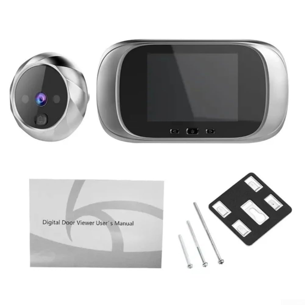 HpLive Judas Numérique Écran LCD 2,8'' Détection Mouvement(Silver)