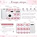 3 Pack Disposable Camera for Wedding Simple Use Color Film Camera with Flash Disposable Cameras One Time Camera for Gathering Wedding Travel Party Supply (White)
