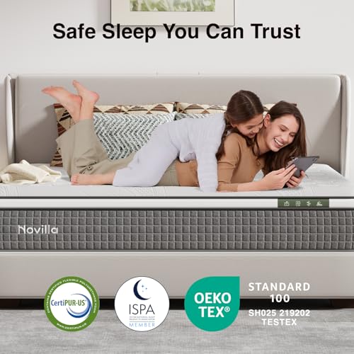 Novilla 10-inch Twin Hybrid Mattress thumbnail 8