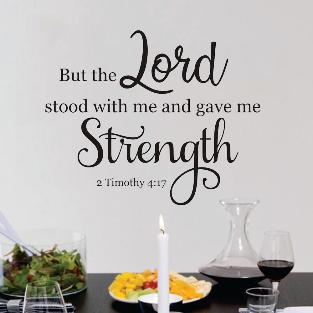 Bible Verse Wall Decal Motivational Wall Stickers for Bedroom Living Room Office Bathroom
