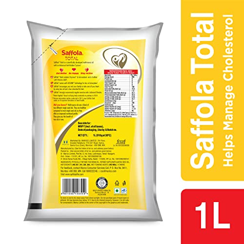 Saffola Total Refined OilBlend of Rice Bran Oil & Safflower oil