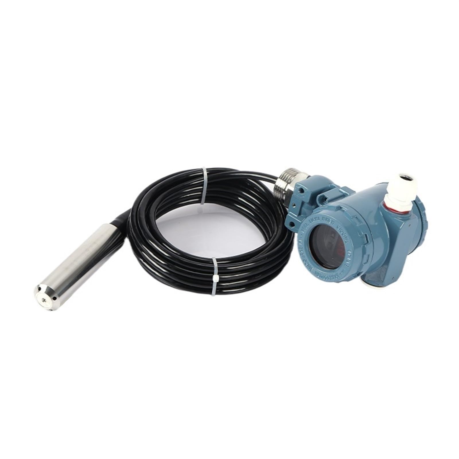 LED Digital Display Submersible Level Pressure Transmitter 0-5v Output Analog Water Level Transducer Sensor Indicator Sensor(5m Range 5m Cable)