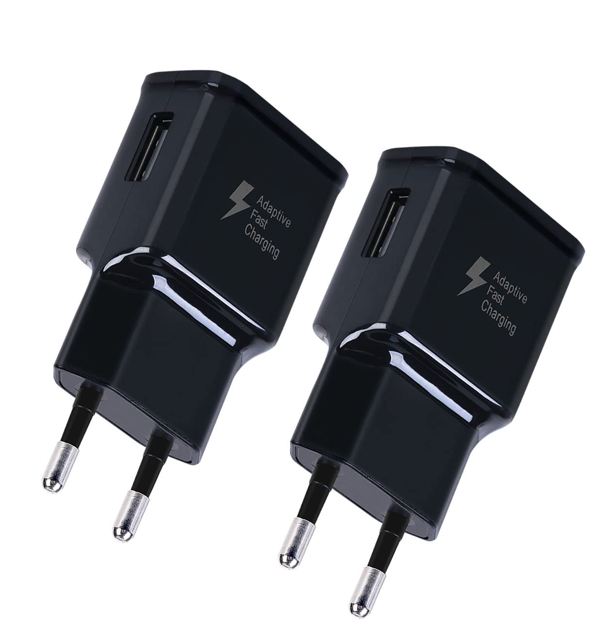 4er Pack USB Ladegerät Stecker, Adaptives Schnell Ladegerät Ladestecker für Samsung S21/S20/S10/S6/S7/S8/S9/Edge/Plus/Active, A14/Note 8/9, Google Pixel 2/3/XL und andere Smartphones/Geräte