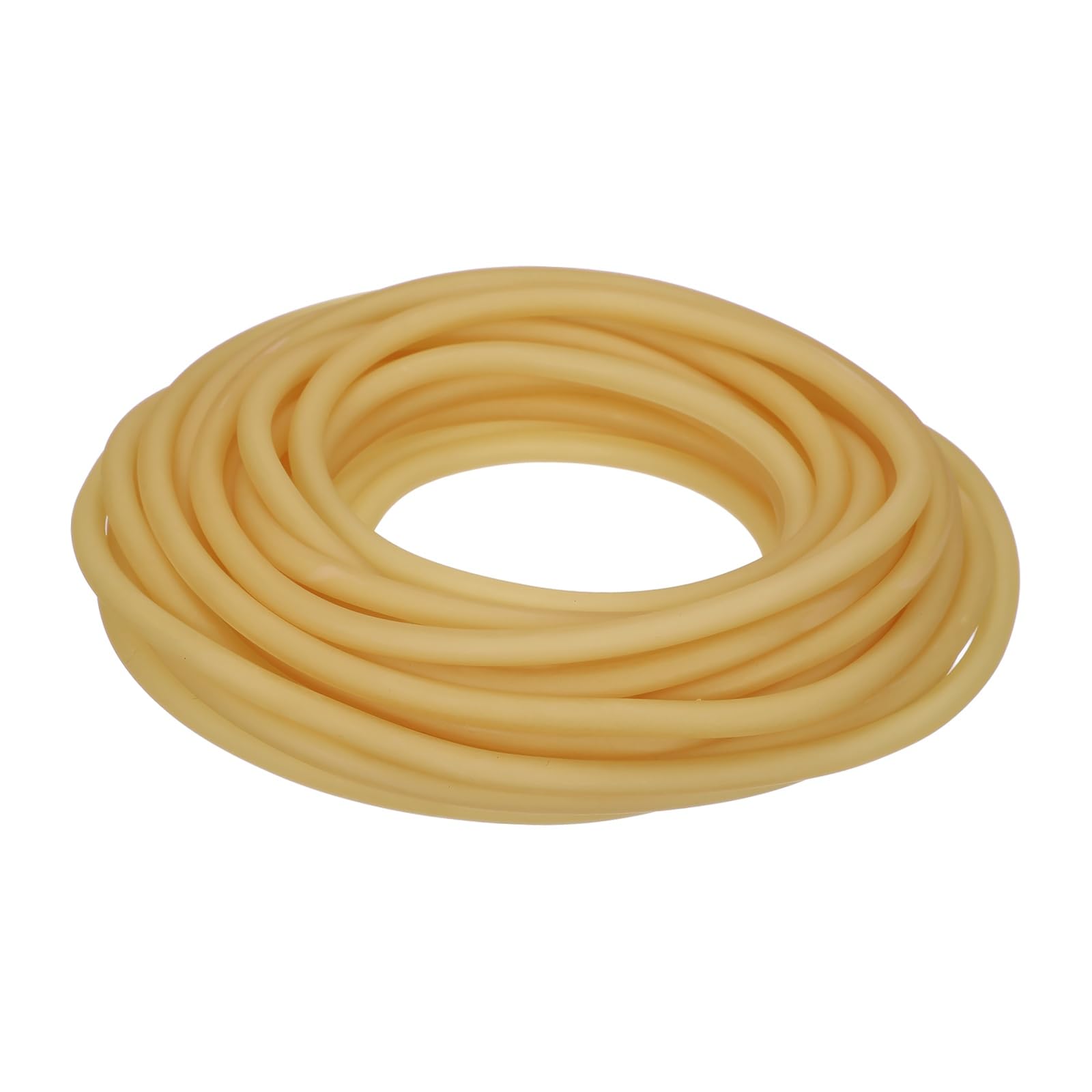 YELARXI Natural Latex Rubber Band, 32.8 ft Slingshots Replacement Bands 0.24"x0.12"(ODxID) Heavy Pull Tube Elastic Rubber Bands for Adults Outdoor Hunting Shooting Games (Skin Tone) โ image 1