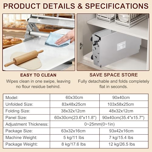 Commercial dough sheeter machine