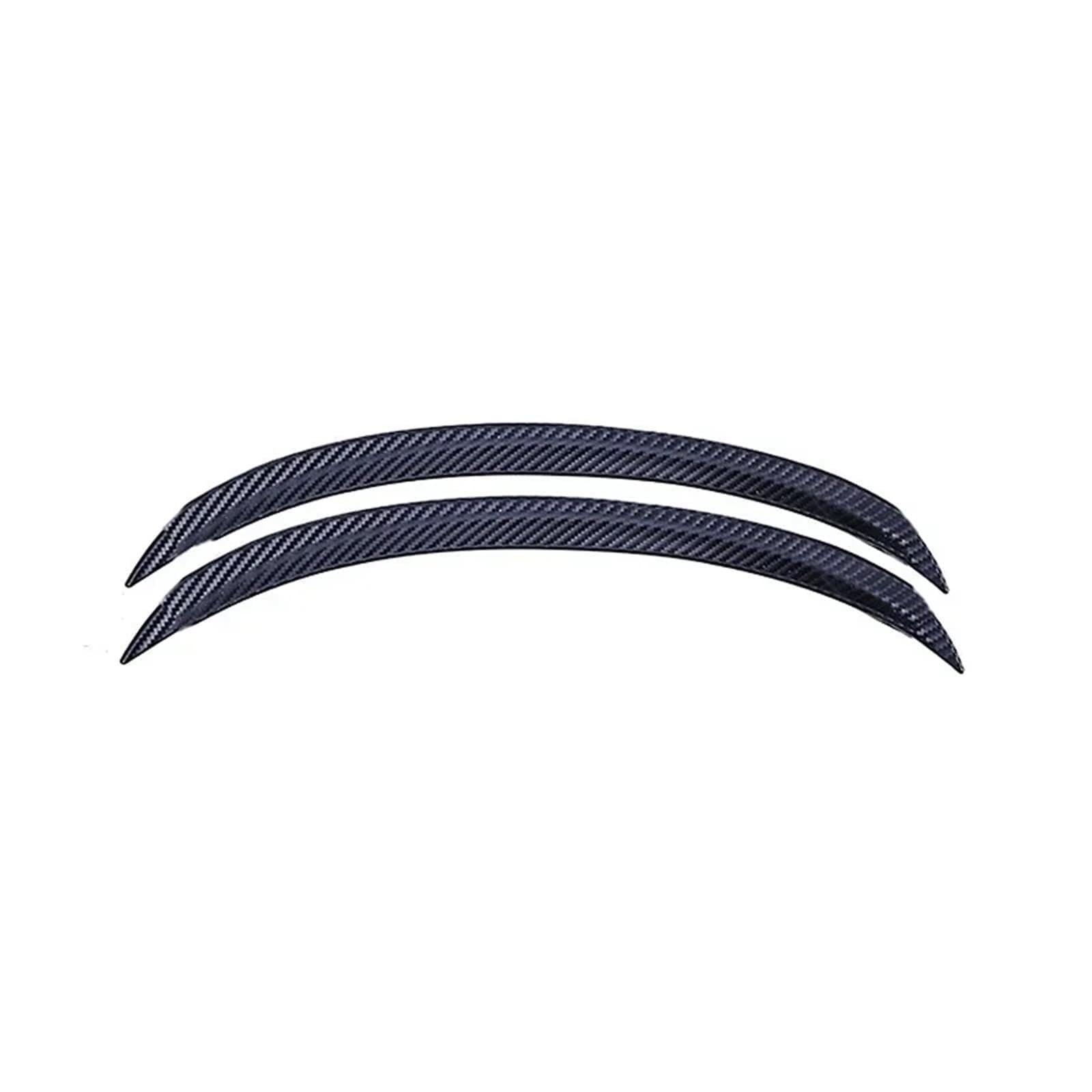 Guardabarros Coche Embellecedor Protector Universal para Cejas de Rueda de Coche Guardabarros con Tornillos