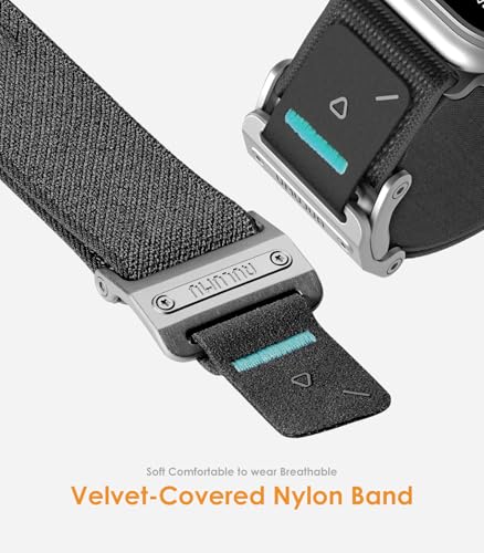 Image of Aulumu A11 Mag Buckle Slim Band Designed for Apple Watch Band | for Apple Watch Ultra2 /Apple Watch Ultra 49mm, Series 9 /8 /SE2 /7 /6 /SE /5 /4 /3 /2 /1 45mm /44mm /42mm | Stainless Steel Magnetic Clasp Band