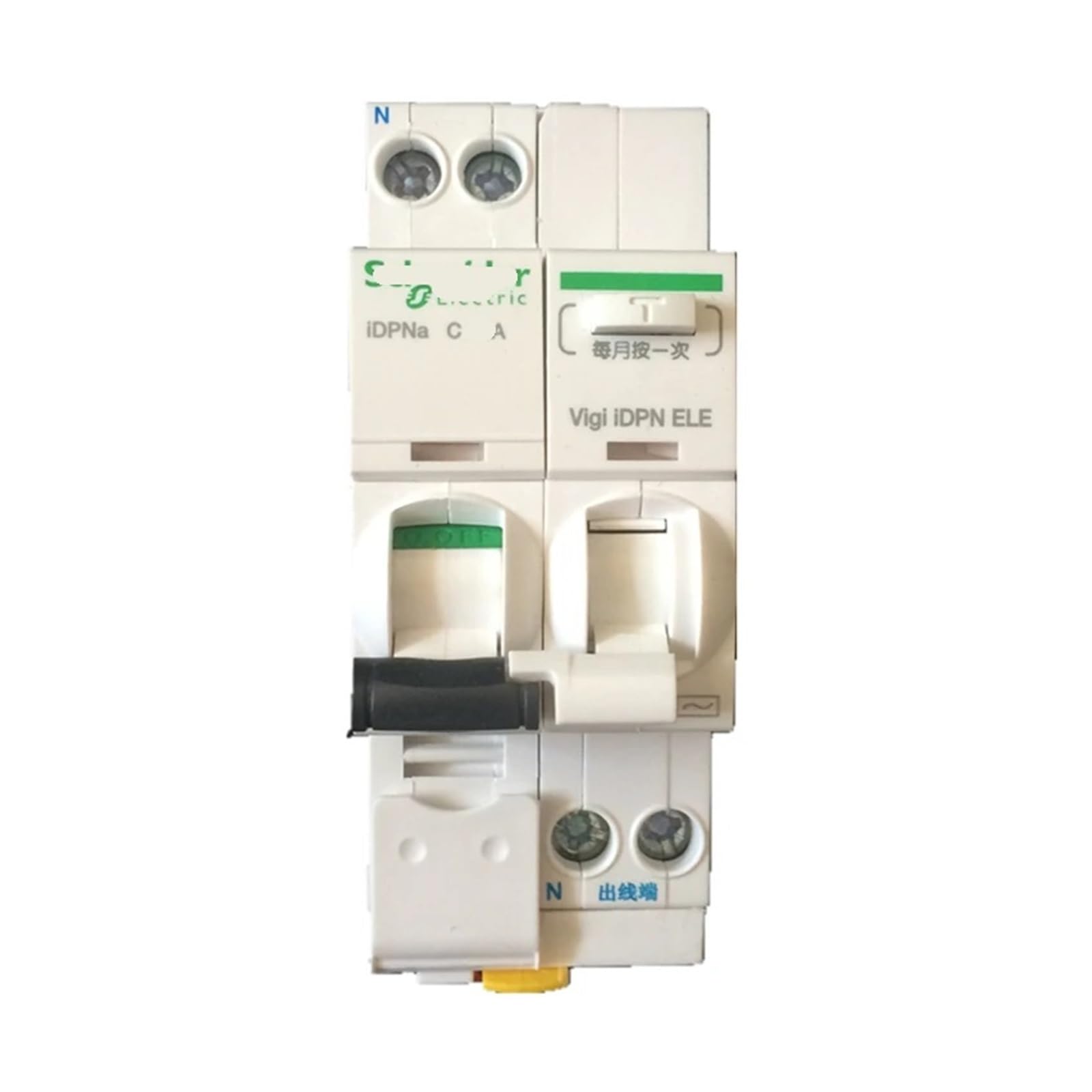 Interruttore magnetotermico 1P+N con protezione differenziale 30mA Vigi IDPN ELE 6A 10A 16A 20A 25A 32A 40A(10A)