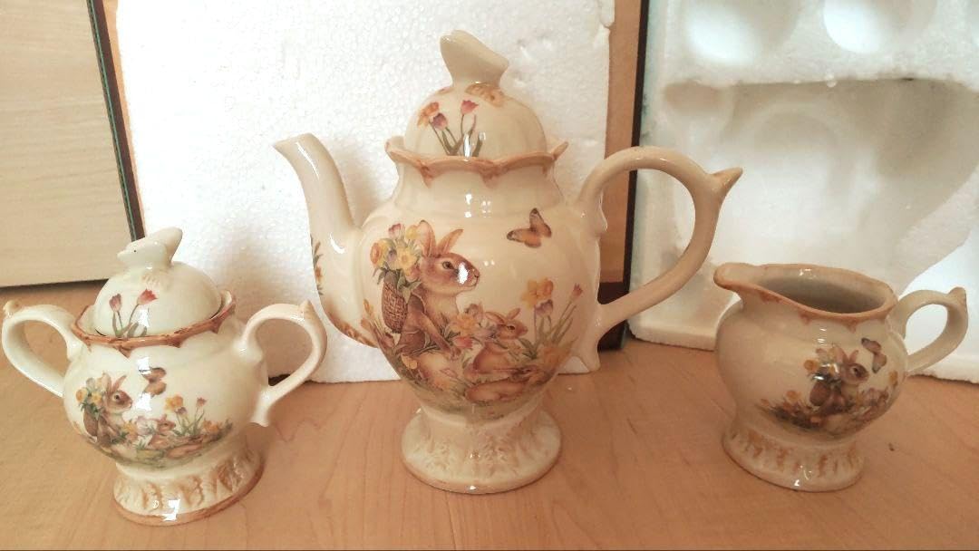   ポット シュガーポット ミルクポット3点セット Royal Blanche シュガーポット＆ミルクピッチャー 3点セット 日本製