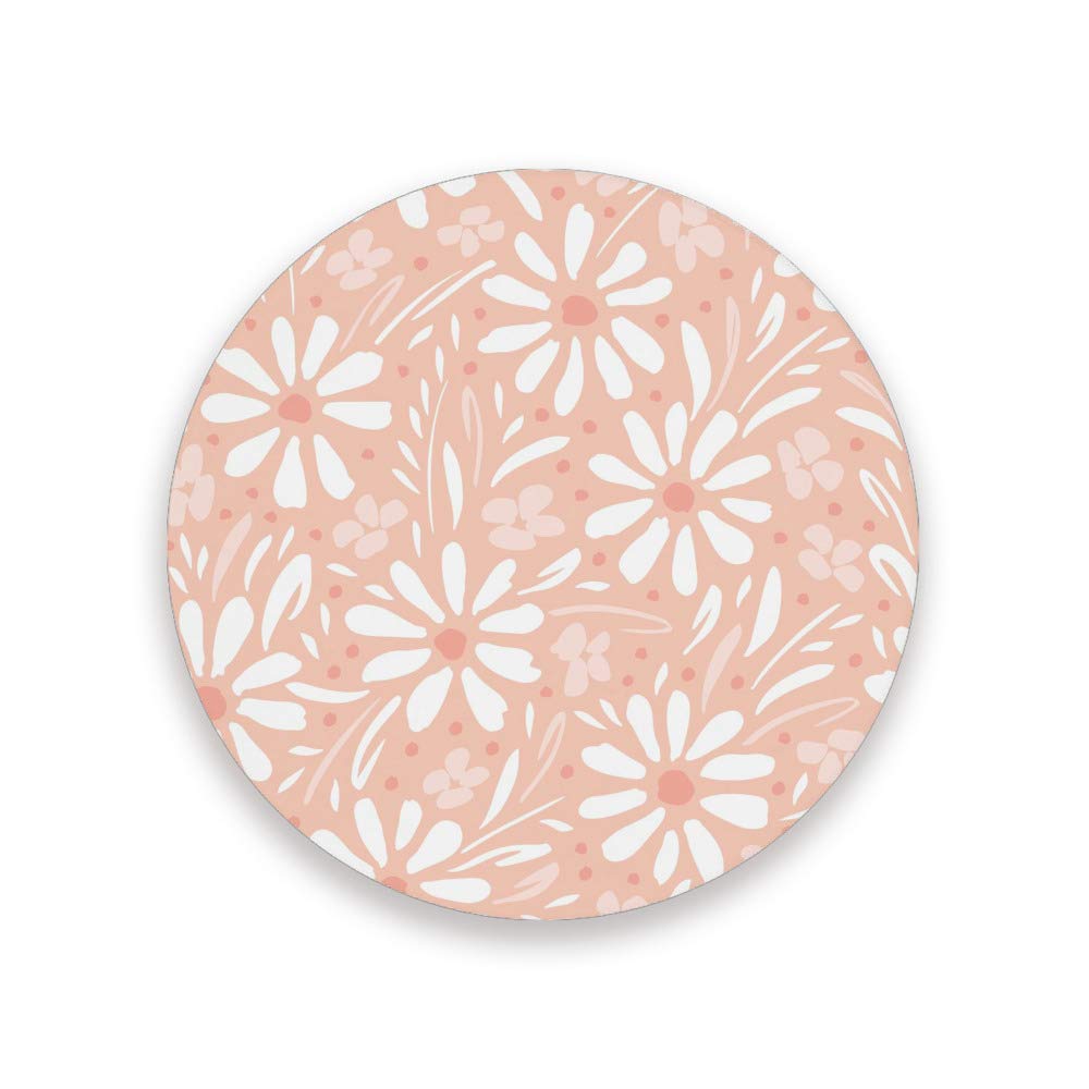 Dessous de verre marguerites pour sublimer vos pauses café au bureau et vos repas en famille
