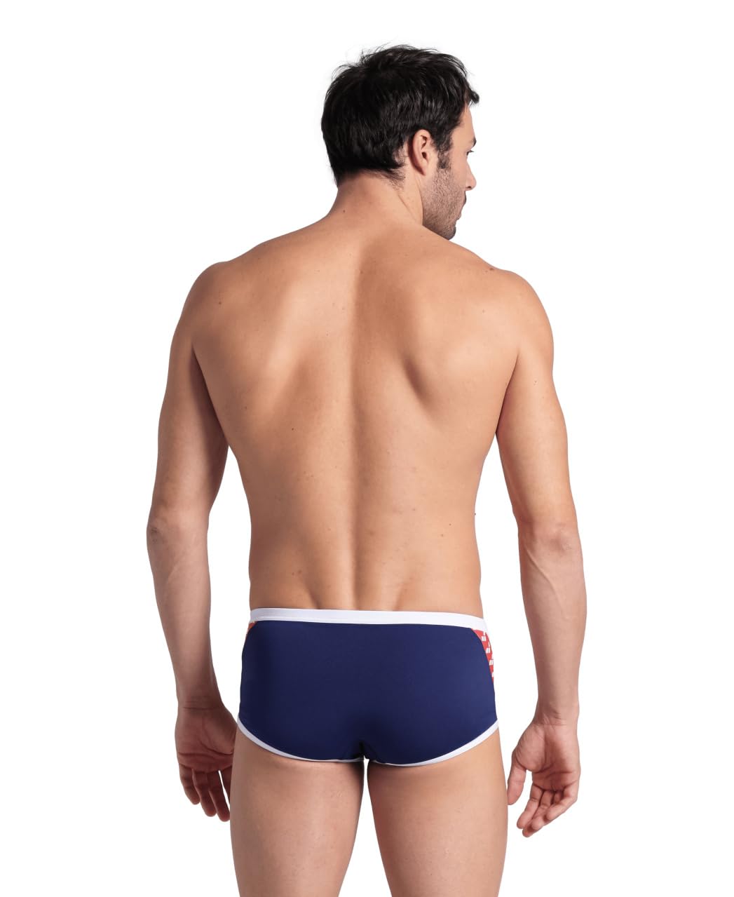ARENA Costume Trunk Uomo Alto Nuoto Piscina Swim Briefs Icons Swim Low Waist Short Solid Blu Rosso