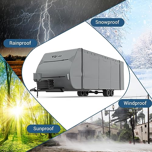 Vigorvan VGV-NEW118 Rv Cover Vigorvan Upgrad 7 Layers Top Camper Cover Windproof Travel Trailer Cover thumb #7
