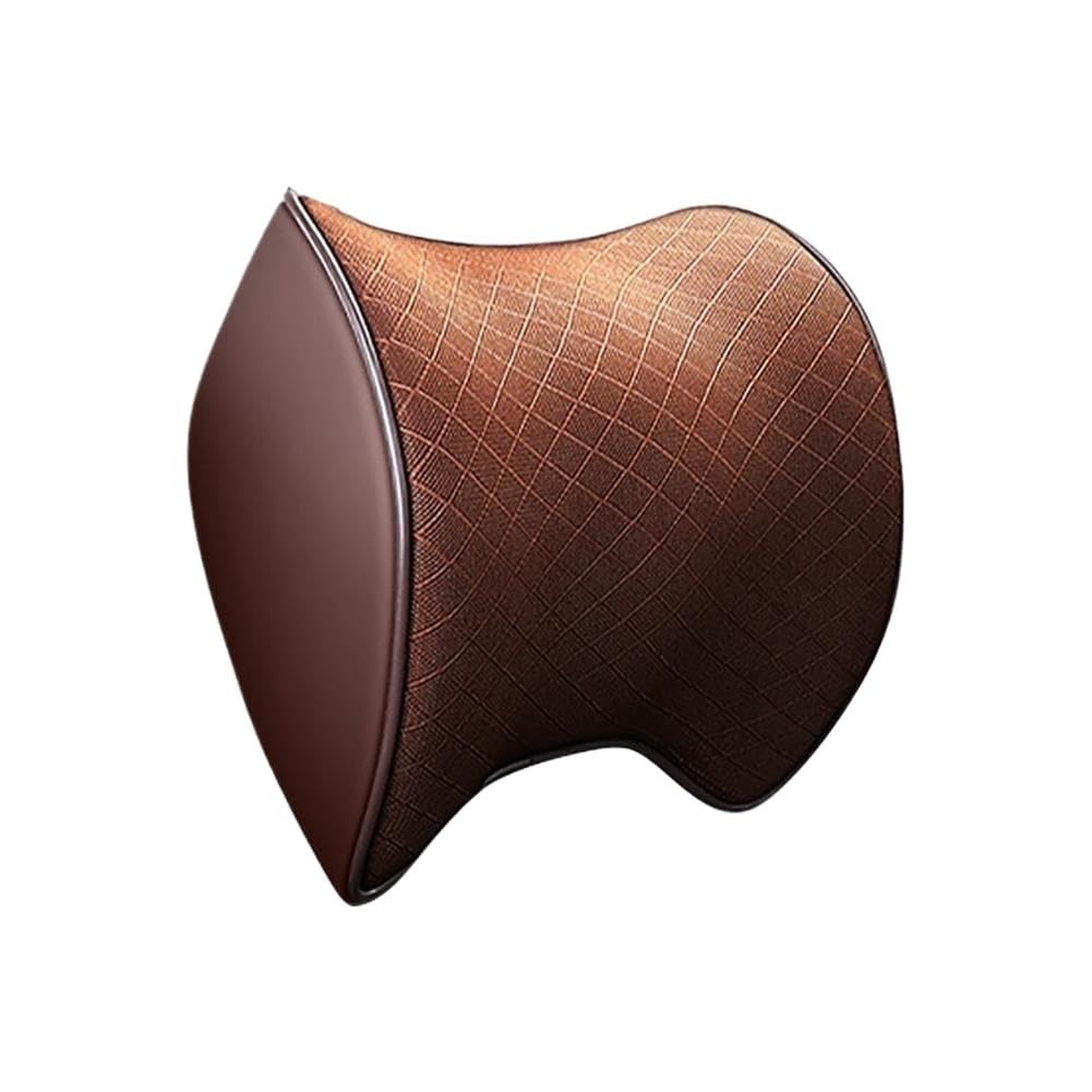 Oreiller Lombaire de Voiture Soutien du Dos Oreiller d'appui-tête résistant aux Taches Oreiller de Coussin de siège de Voiture for Automobile(Argento)