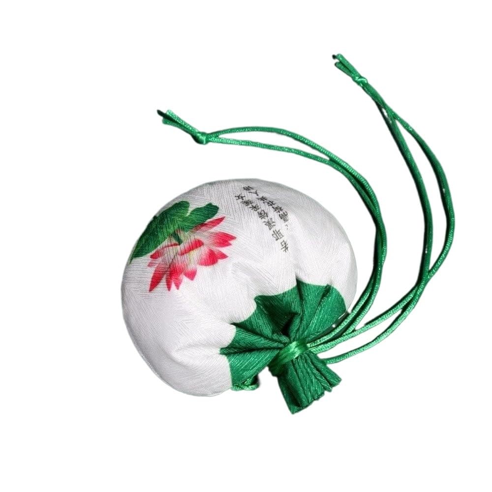 Jedwabne brokatowe torby na biżuterię, 4 szt. Wielokolorowe saszetki ze sznurkiem 8 cm x 13 Biżuteria Jedwabna torebka(Green)
