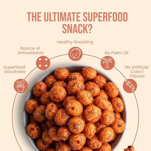 Image of Snackriti 30g Thai Sweet Chilli Flavoured Roasted Makhana | Sweet & Spicy Crunchy Fox Nuts Snack | Healthy Low Calorie Superfood, High Protein & Gluten Free | Guilt-Free Anytime Snacking