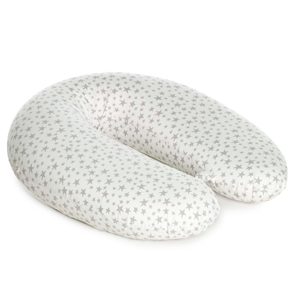 Jané Cuscino Maternale Multifunzionale, Cuscino Gravidanza, Allattamento, Amaca, Riduttore, con Custodia, Grigio