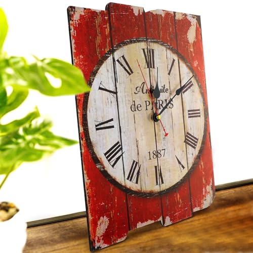 Horloge murale vintage pour décoration rustique de pub et club créatif