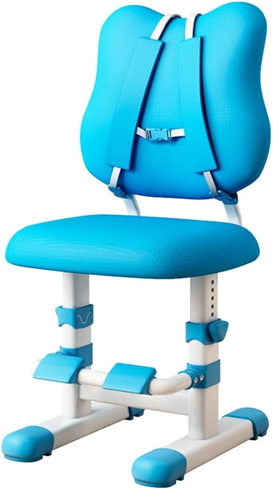 GIZNXBA Kids Desk Chair Pink, Kids Task Chair with Foot Rest, Kids Study Seat 5 Height Adjustable, Child Computer Desk Chair Suitable for Different Ages Child (Color : /Blue)