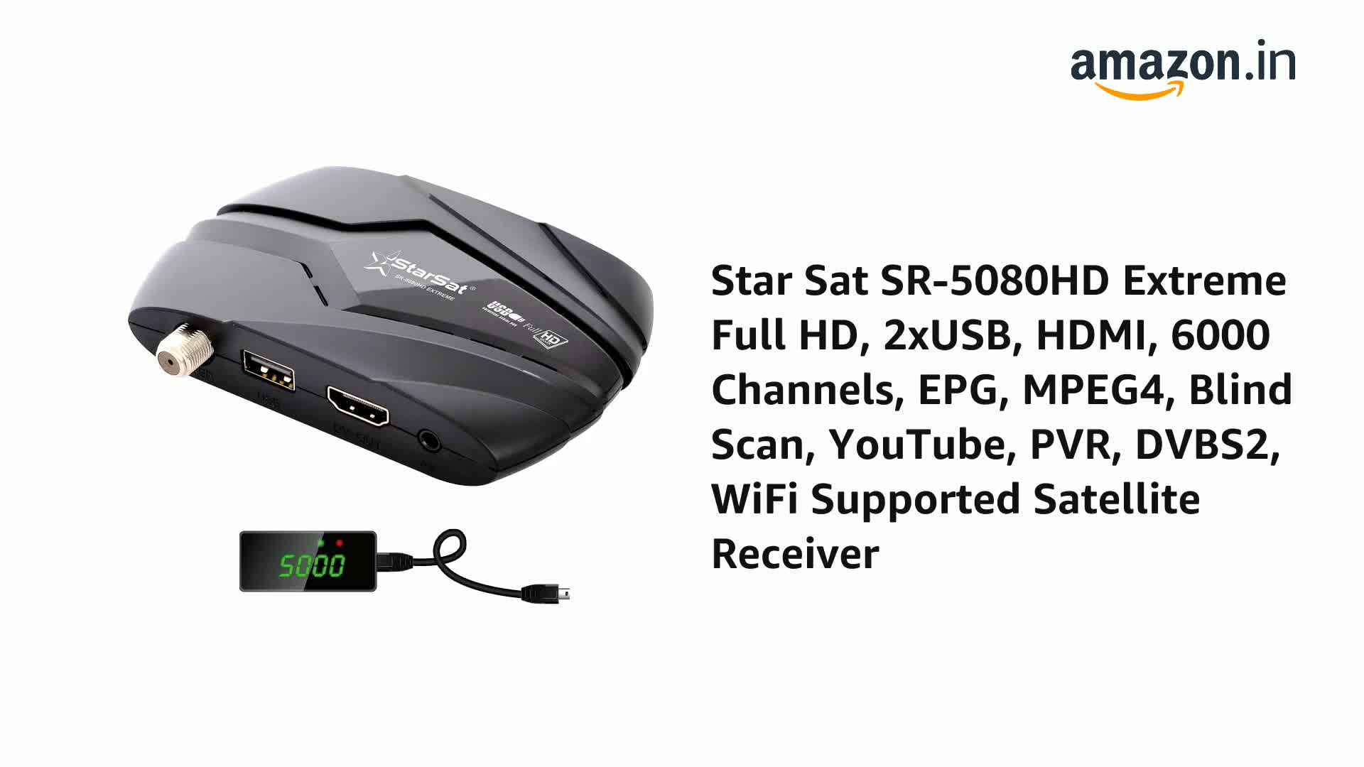 Star Sat SR-5080HD Extreme Full HD, 2xUSB, HDMI, 6000 Channels