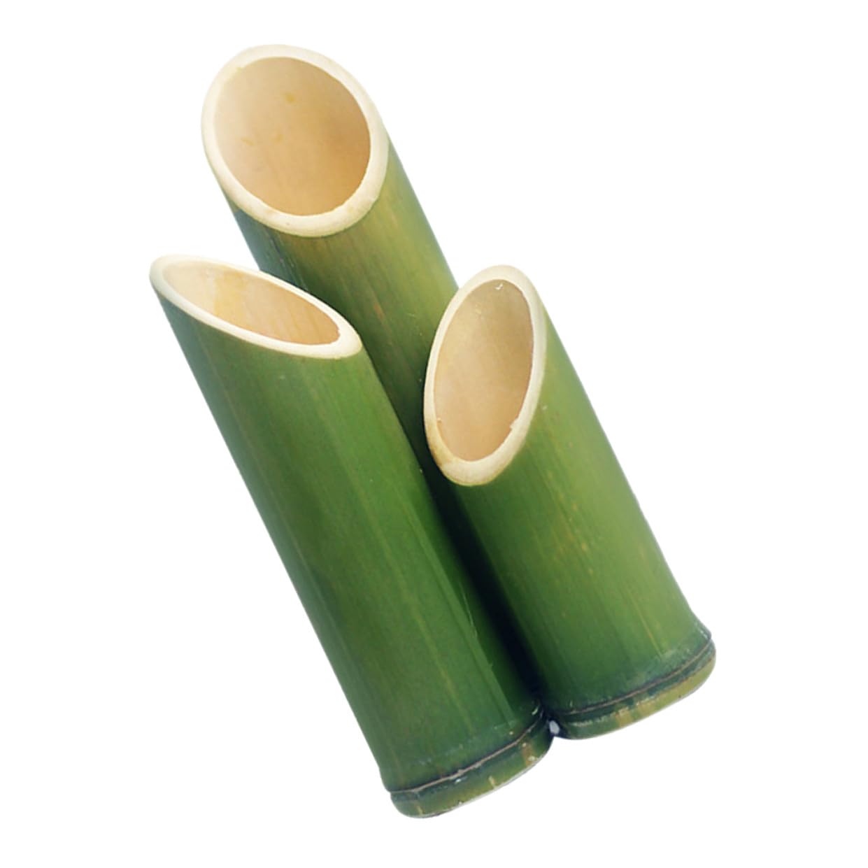 Vases tubulaires en bambou pour sublimer vos bouquets de table au quotidien